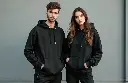 ActWears Premium Drop Shoulder Hoodie – 100% Cotton [Panther Black]